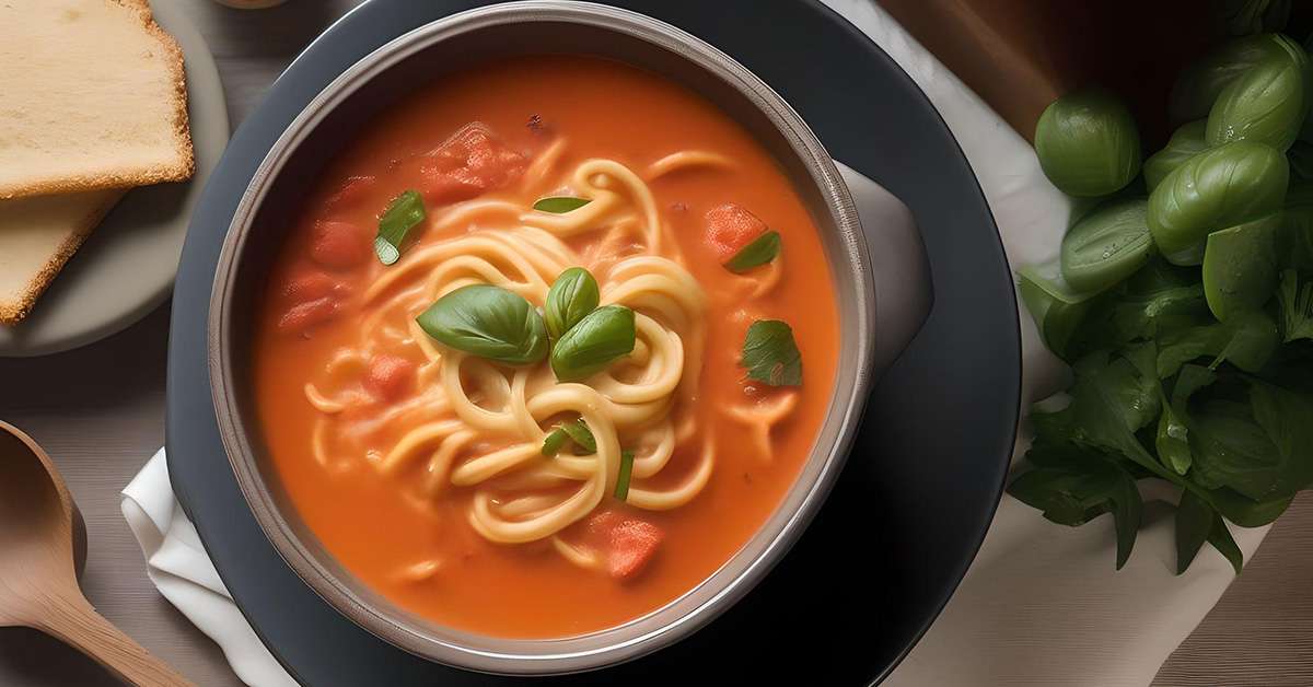 Creamy Tomato Noodle Soup