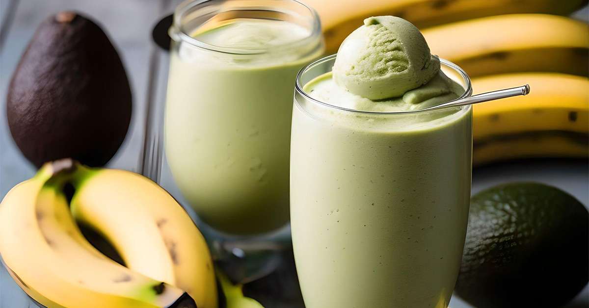 banana avocado ice cream smoothie recipe