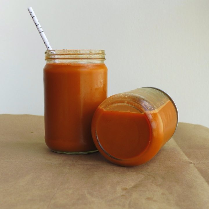 Healing and Hydrating Carrot, Cucumber Ginger Juice
