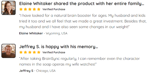 BrainSync Customer Reviews
