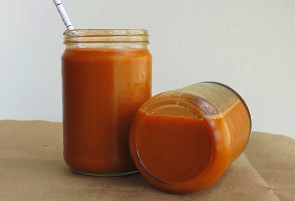 Healing and Hydrating Carrot, Cucumber Ginger Juice